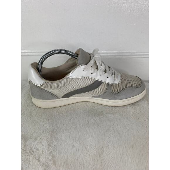 Old Navy Women’s Classic Sneakers White Gray Size 9 Casual Shoes - Picture 5 of 10